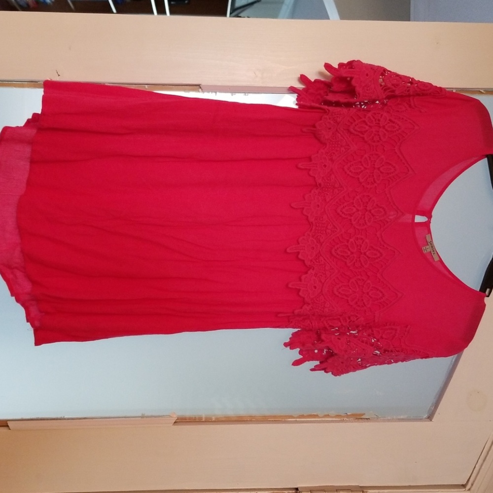 Pink crochet top